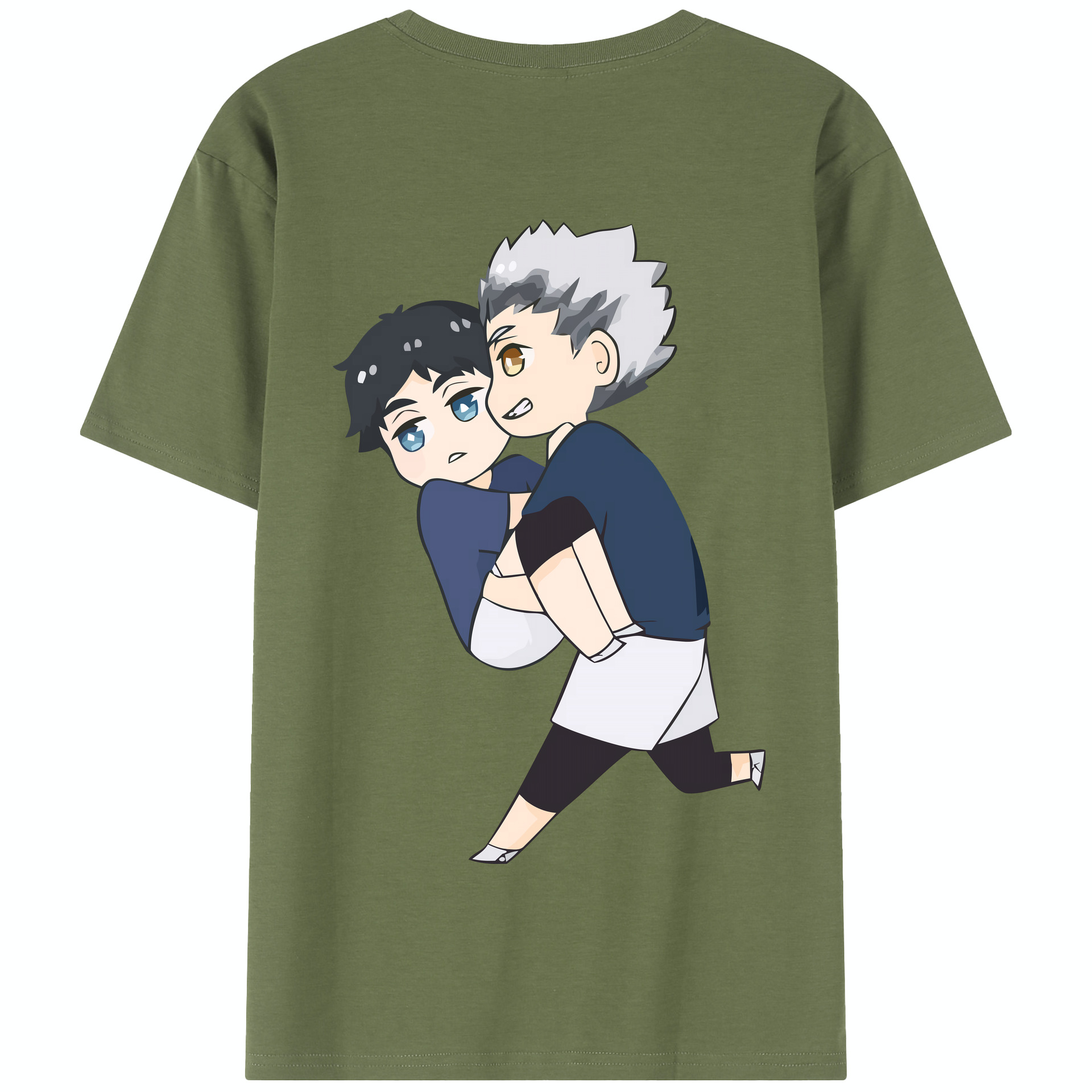 （画像用） ハイキュー!! Haikyu!! 綿100％半袖Tシャツ（背面プリント）